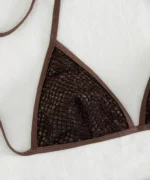 Knit Triangle Bikini Set - Image 6