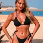 Lace Triangle Bikini Set