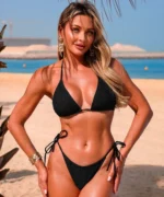 Lace Triangle Bikini Set