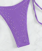 Lace-Up Triangle Bikini Set - Image 20