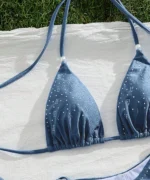 Lace-Up Triangle Bikini Set - Image 15