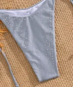 Lace-Up Triangle Bikini Set - Image 17