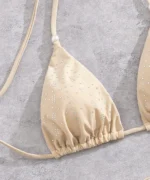 Lace-Up Triangle Bikini Set - Image 10