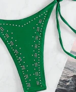 Lace-Up Triangle Bikini Set - Image 8