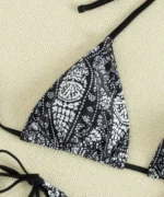Paisley Tie-Side Bikini Set - Image 6