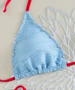 Pearl Trim Bikini Set - Image 4