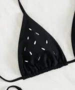 Rhinestone Tie-Side Bikini Set - Image 4