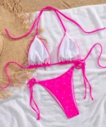Rhinestone Triangle Bikini Set - Image 12