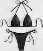 Rhinestone Triangle Bikini Set - Image 11