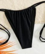 Rhinestone Triangle Tie Bikini Set - Image 5
