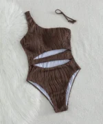 Ribbed Cutout One-Piece Swimsuit - Image 5