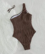 Ribbed Cutout One-Piece Swimsuit - Image 2