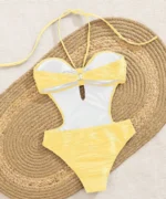 Ribbed Cutout One-Piece Swimsuit - Image 18