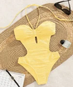Ribbed Cutout One-Piece Swimsuit - Image 17