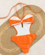 Ribbed Cutout One-Piece Swimsuit - Image 24