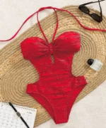 Ribbed Cutout One-Piece Swimsuit - Image 19