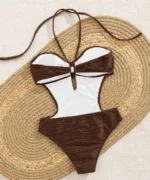 Ribbed Cutout One-Piece Swimsuit - Image 8