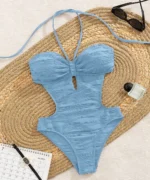 Ribbed Cutout One-Piece Swimsuit - Image 14