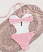 Ribbed Cutout One-Piece Swimsuit - Image 10