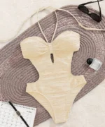 Ribbed Cutout One-Piece Swimsuit - Image 11