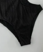 Ribbed One-Shoulder Cutout Swimsuit - Image 5
