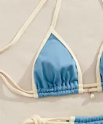 Ribbed Trim Bikini Set - Image 10