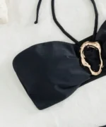 Ring Detail Bandeau Bikini Set - Image 4