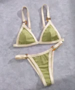 Ring Detail Triangle Bikini Set - Image 23