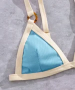 Ring Detail Triangle Bikini Set - Image 17