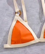 Ring Detail Triangle Bikini Set - Image 11