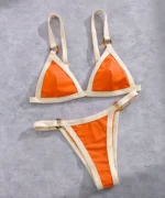 Ring Detail Triangle Bikini Set - Image 10