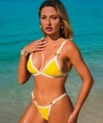 Ring Detail Triangle Bikini Set - Image 7