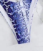 Snake Print Chain Bikini Set - Image 6